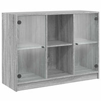 Thumbnail for Sideboard Grau Sonoma 102x37x75,5 cm Holzwerkstoff