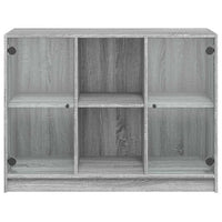Thumbnail for Sideboard Grau Sonoma 102x37x75,5 cm Holzwerkstoff