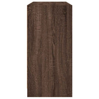 Thumbnail for Sideboard Braun Eichen-Optik 102x37x75,5 cm Holzwerkstoff