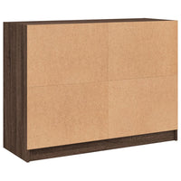 Thumbnail for Sideboard Braun Eichen-Optik 102x37x75,5 cm Holzwerkstoff