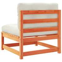 Thumbnail for 5-tlg. Garten-Sofagarnitur mit Kissen Wachsbraun Kiefernholz