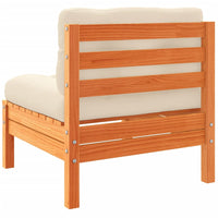 Thumbnail for 6-tlg. Garten-Sofagarnitur mit Kissen Wachsbraun Kiefernholz