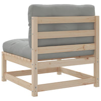 Thumbnail for 8-tlg. Garten-Sofagarnitur mit Kissen Massivholz Kiefer