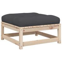 Thumbnail for 6-tlg. Garten-Sofagarnitur mit Kissen Massivholz Kiefer