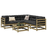 Thumbnail for 6-tlg. Garten-Sofagarnitur Kiefernholz Imprägniert