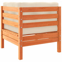 Thumbnail for 6-tlg. Garten-Sofagarnitur mit Kissen Wachsbraun Kiefernholz