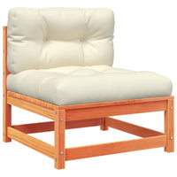 Thumbnail for 6-tlg. Garten-Sofagarnitur mit Kissen Wachsbraun Kiefernholz