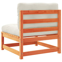 Thumbnail for 7-tlg. Garten-Sofagarnitur mit Kissen Wachsbraun Kiefernholz