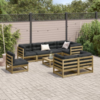 Thumbnail for 9-tlg. Garten-Sofagarnitur Kiefernholz Imprägniert
