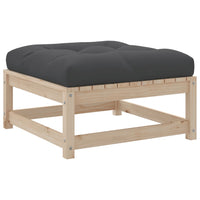 Thumbnail for 6-tlg. Garten-Sofagarnitur mit Kissen Massivholz Kiefer