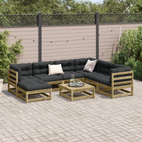 Thumbnail for 8-tlg. Garten-Sofagarnitur Kiefernholz Imprägniert