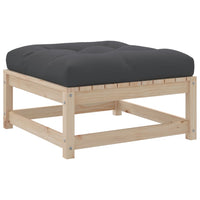 Thumbnail for 8-tlg. Garten-Sofagarnitur mit Kissen Massivholz Kiefer