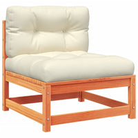 Thumbnail for 6-tlg. Garten-Sofagarnitur mit Kissen Wachsbraun Kiefernholz