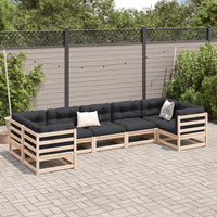 Thumbnail for 7-tlg. Garten-Sofagarnitur Massivholz Kiefer