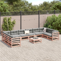 Thumbnail for 11-tlg. Garten-Sofagarnitur Massivholz Douglasie