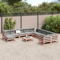 Thumbnail for 12-tlg. Garten-Sofagarnitur Massivholz Douglasie
