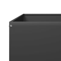 Thumbnail for Hochbeet Schwarz 100x100x33,5 cm Stahl