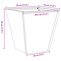 Thumbnail for Pflanzkübel 30x30x30 cm Edelstahl