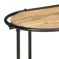 Thumbnail for TV-Regal 100x42x40 cm Raues Mangoholz