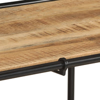 Thumbnail for TV-Regal 100x42x40 cm Raues Mangoholz