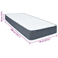 Thumbnail for Boxspringmatratze 200x70x20 cm Stoff