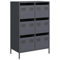 Thumbnail for Highboard Anthrazit 68x39x101,5 cm Stahl