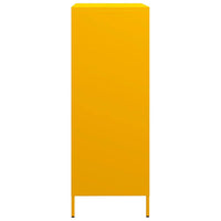 Thumbnail for Highboard Senfgelb 68x39x101,5 cm Stahl