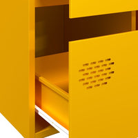 Thumbnail for Highboard Senfgelb 68x39x101,5 cm Stahl