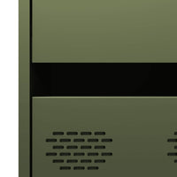 Thumbnail for Highboard Olivgrün 68x39x101,5 cm Stahl