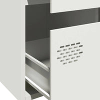 Thumbnail for Highboard Weiß 68x39x101,5 cm Stahl