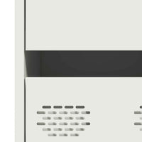 Thumbnail for Highboard Weiß 68x39x101,5 cm Stahl
