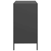 Thumbnail for Sideboard Schwarz 68x39x73,5 cm Kaltgewalzter Stahl