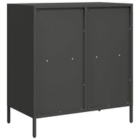Thumbnail for Sideboard Schwarz 68x39x73,5 cm Kaltgewalzter Stahl