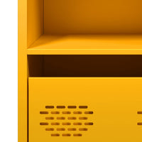 Thumbnail for Sideboard Senfgelb 68x39x73,5 cm Kaltgewalzter Stahl