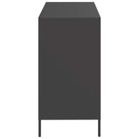 Thumbnail for Sideboard Schwarz 101,5x39x73,5 cm Kaltgewalzter Stahl