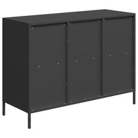 Thumbnail for Sideboard Schwarz 101,5x39x73,5 cm Kaltgewalzter Stahl