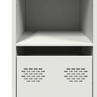 Thumbnail for Sideboard Weiß 101,5x39x73,5 cm Kaltgewalzter Stahl