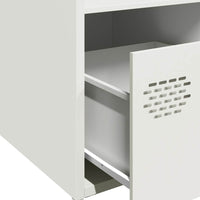 Thumbnail for Highboard Weiß 35x39x103,5 cm Stahl