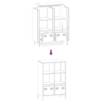 Thumbnail for Highboard Rosa 68x39x103,5 cm Stahl