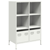Thumbnail for Highboard Weiß 68x39x103,5 cm Stahl