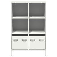 Thumbnail for Highboard Weiß 68x39x103,5 cm Stahl