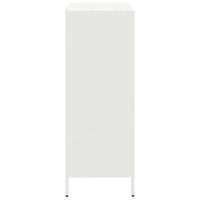 Thumbnail for Highboard Weiß 68x39x103,5 cm Stahl