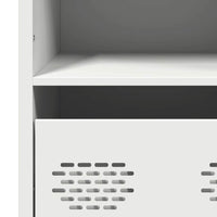Thumbnail for Highboard Weiß 68x39x103,5 cm Stahl