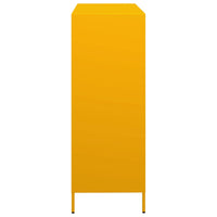 Thumbnail for Highboard Senfgelb 101,5x39x103,5 cm Stahl