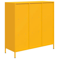 Thumbnail for Highboard Senfgelb 101,5x39x103,5 cm Stahl