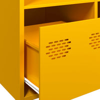 Thumbnail for Highboard Senfgelb 101,5x39x103,5 cm Stahl