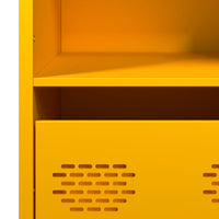 Thumbnail for Highboard Senfgelb 101,5x39x103,5 cm Stahl