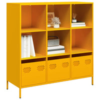 Thumbnail for Highboard Senfgelb 101,5x39x103,5 cm Stahl