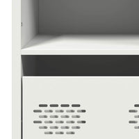 Thumbnail for Highboard Weiß 101,5x39x103,5 cm Stahl