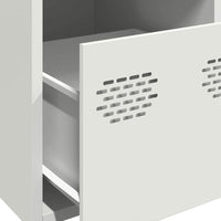 Thumbnail for Highboard Weiß 39x35x103,5 cm Stahl